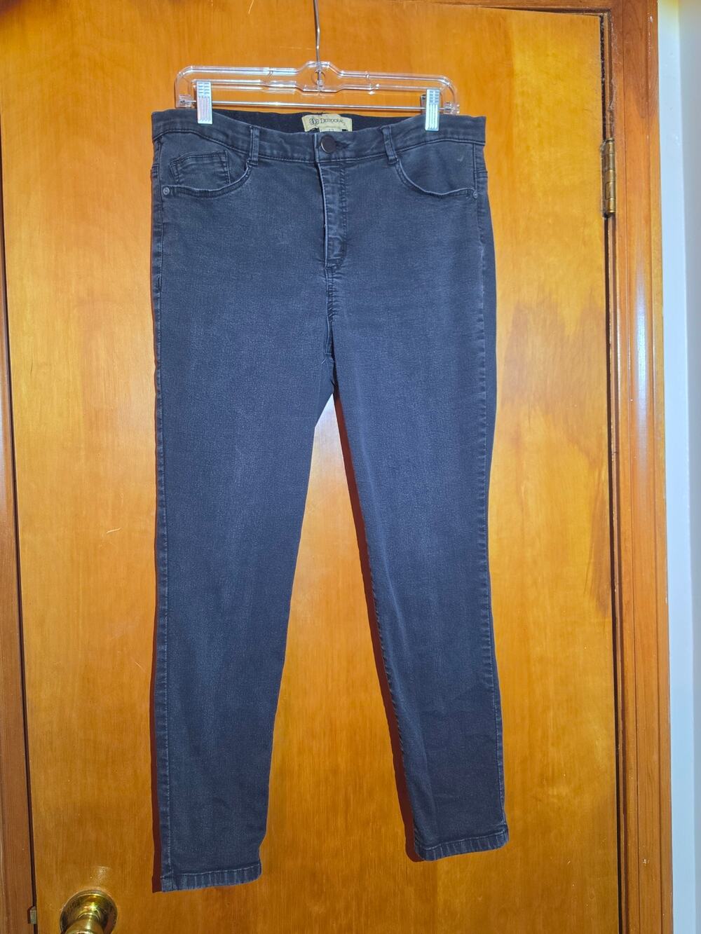 Democracy “Ab”solution Skinny Ankle Jeans Dark Wash Stretch Size 12